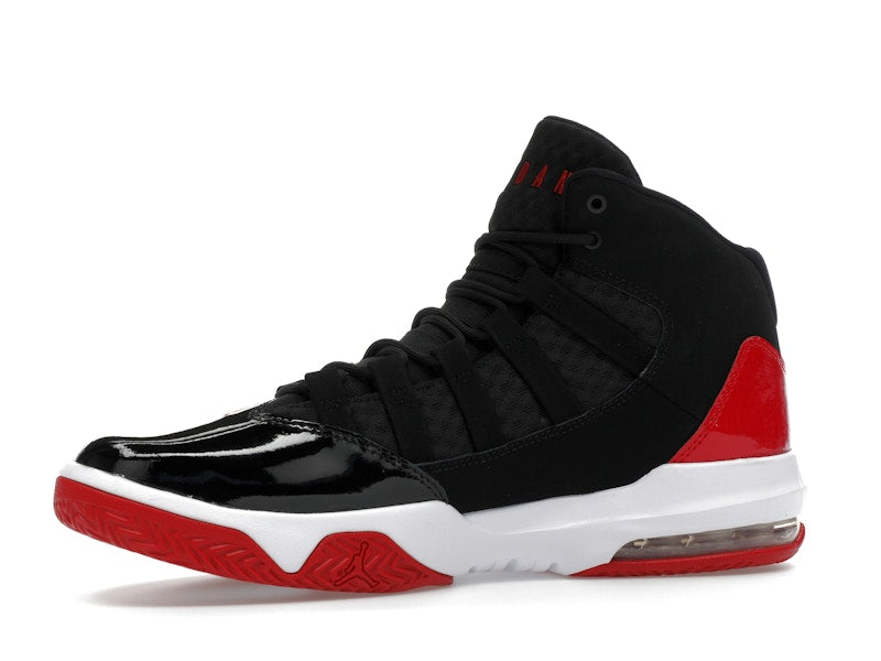 Jordan Max Aura Black Red Patent
