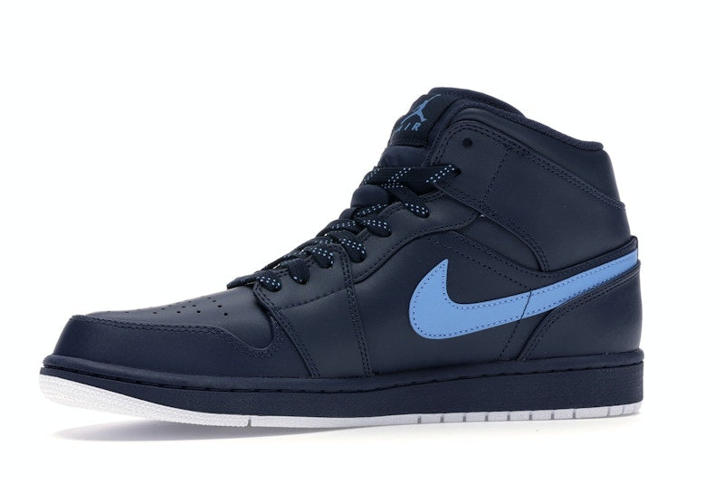 Jordan 1 Retro Mid Obsidian University Blue