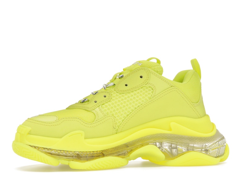 Balenciaga Triple S Clear Sole Fluo Yellow White (Women's)