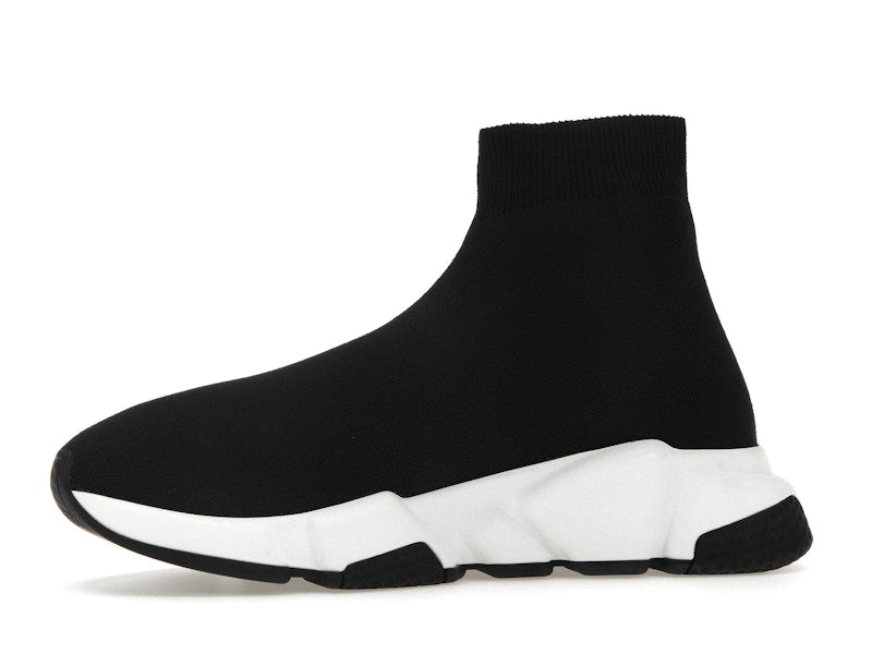 Balenciaga Speed Graffiti Trainers White Black Logo (Women's)