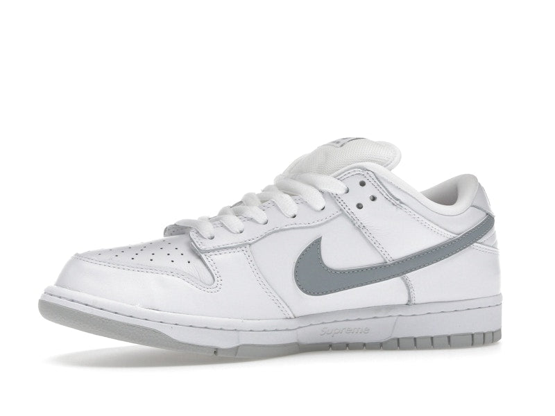 Nike SB Dunk Low Supreme 94 White Metallic Silver