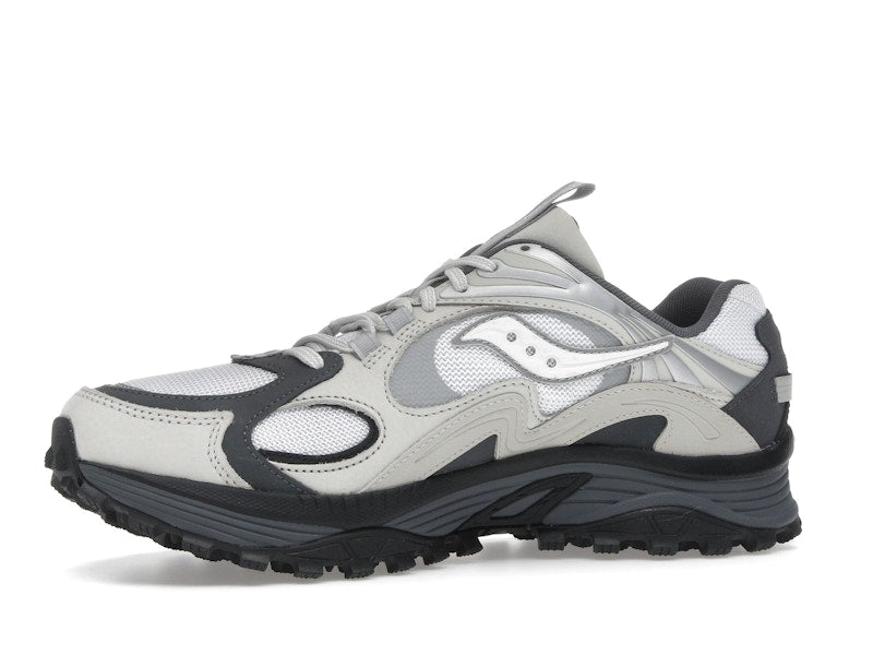 Saucony Grid Aura X Grey Pack White