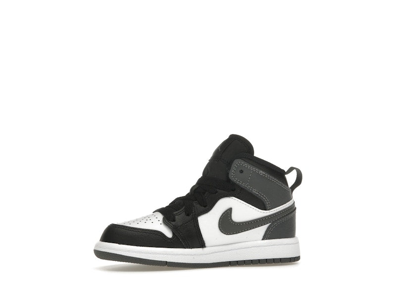 Jordan 1 Mid Black White Iron Grey (PS)