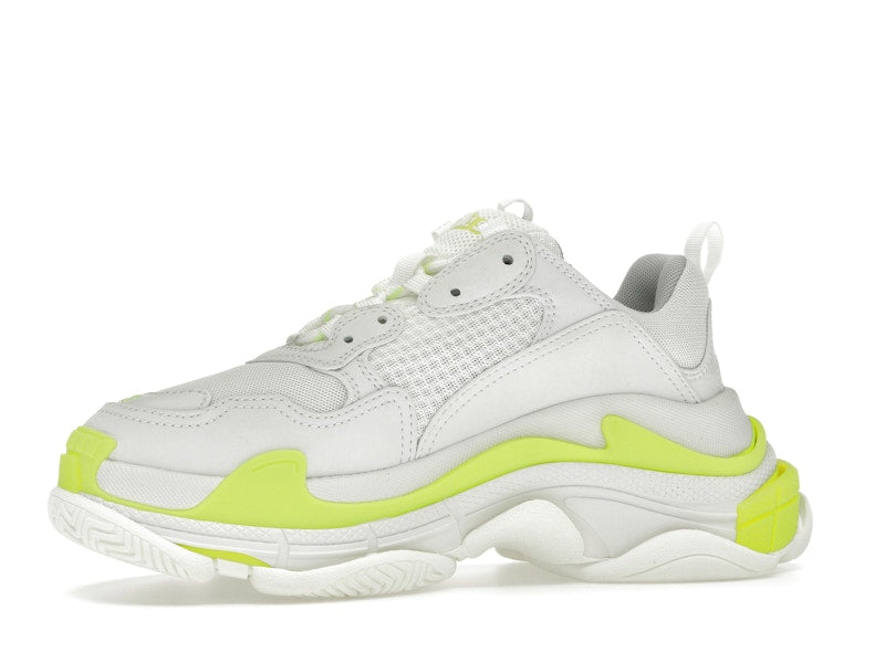 Balenciaga Triple S White Fluo Yellow (Women's)