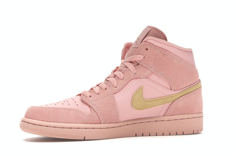 Jordan 1 Mid Coral Gold