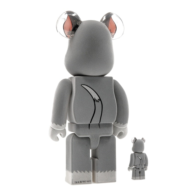 Bearbrick Tom and Jerry: Tom Flocky 100% & 400% Set