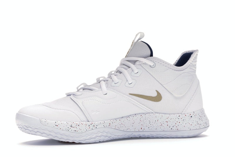 Nike PG 3 White Gold Navy