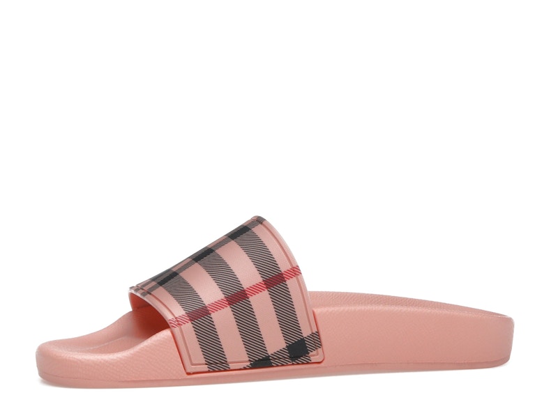Burberry Furley Slides Vintage Check Pink (Women's)