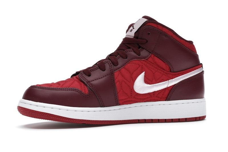 Jordan 1 Mid SE Red Quilt (GS)