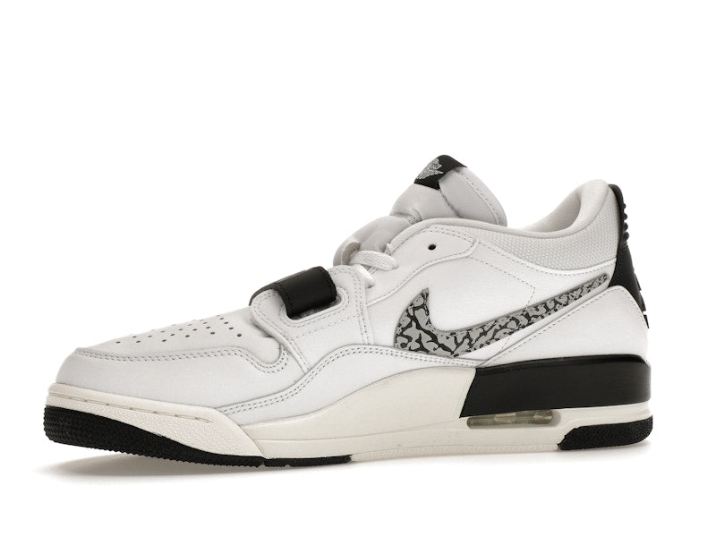 Jordan Legacy 312 Low White Black Elephant Swoosh