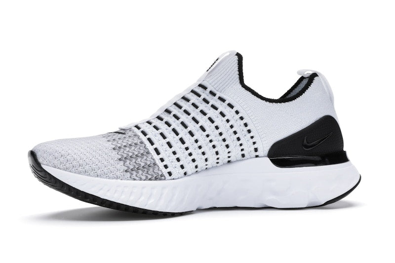Nike React Phantom Run Flyknit 2 White Black