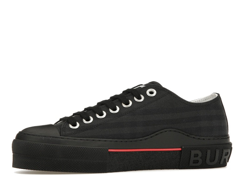 Burberry Vintage Check Canvas Low-Top Sneaker Dark Charcoal