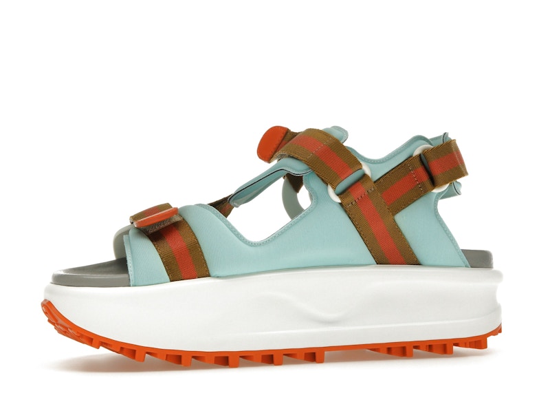 Gucci Colour Block Platform Sandal White Blue Orange (Women's)
