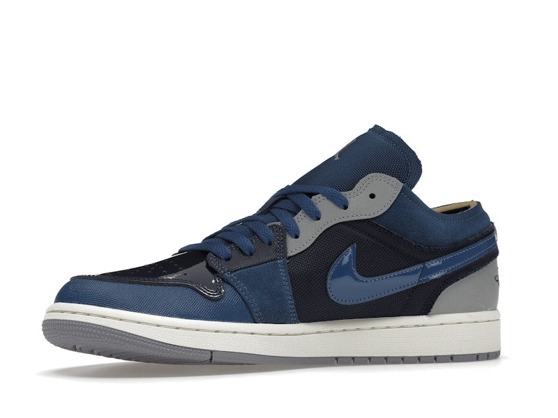 Jordan 1 Low SE Craft Obsidian French Blue Ashen Slate White