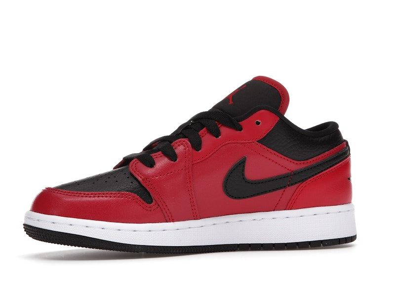 Jordan 1 Low Gym Red Black Pebbled (GS)