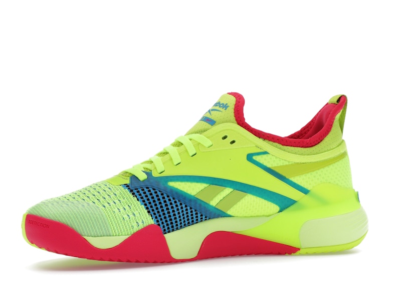 Reebok Nano Court Digital Lime Aqua Bold Pink