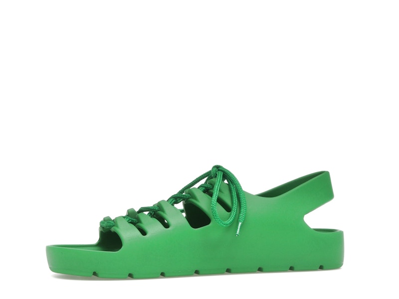 Bottega Veneta Jelly Lace Up Sandal Green (Women's)