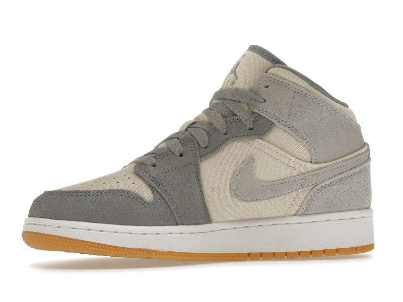 Jordan 1 Mid SE Coconut Milk Particle Grey (GS)
