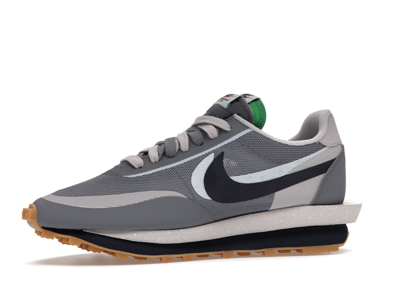 Nike LD Waffle sacai CLOT Kiss of Death 2 Cool Grey (NTWRK Special Packaging)