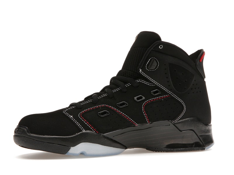 Jordan 6-17-23 Black White Red Contrast Stitching