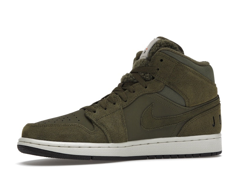 Jordan 1 Mid Olive Canvas (2018)