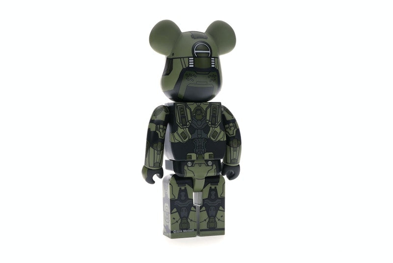 Bearbrick Halo Master Chief 400% Green