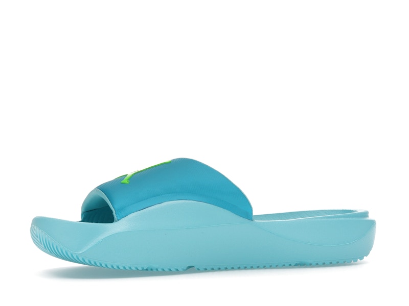 Jordan Franchise Slide Chlorine Blue Copa Electric Green