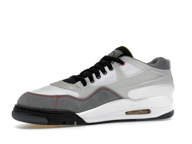 Jordan 4 RM Premium White Black Smoke Grey Fire Red