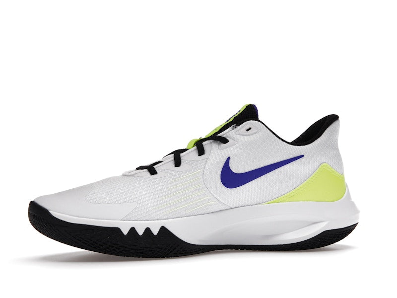 Nike Precision 5 White Barely Volt