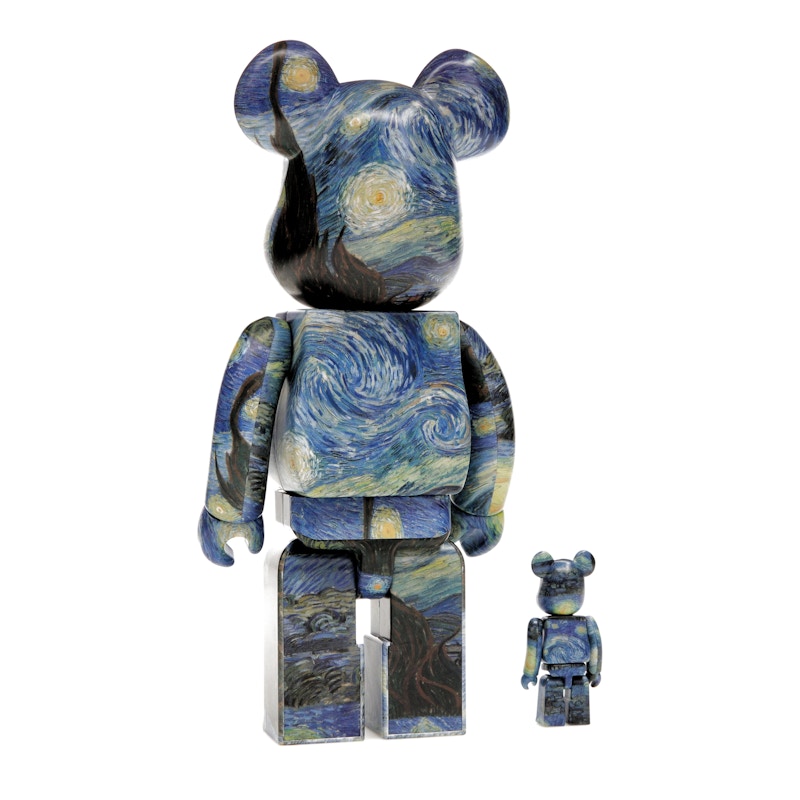 Bearbrick Vincent van Gogh The Starry Night 100% & 400% Set