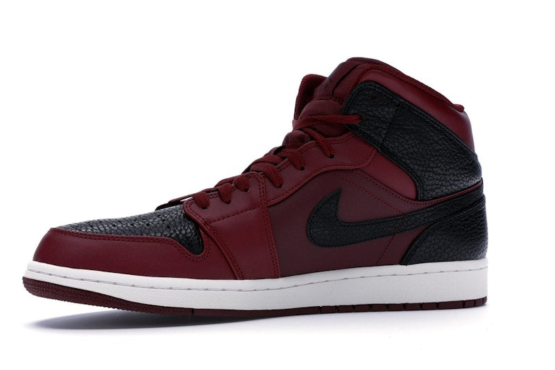 Jordan 1 Retro Mid Team Red Black