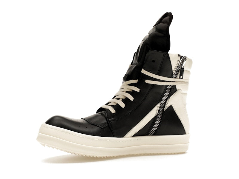 Rick Owens Luxor Geobasket Black Milk