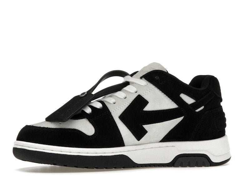 OFF-WHITE Out Of Office OOO Low Tops White Black Suede