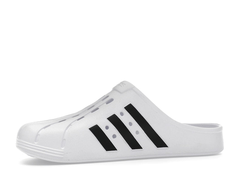 adidas Adilette Clog White Black