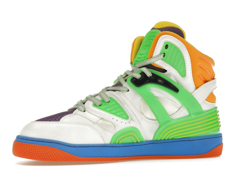 Gucci Basket White Demetra Green Purple Orange Blue