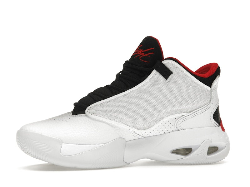 Jordan Max Aura 4 White Black University Red