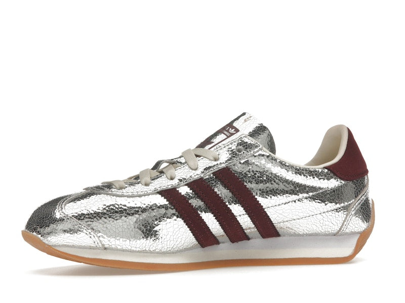 adidas Country OG Silver Metallic Maroon (Women's)