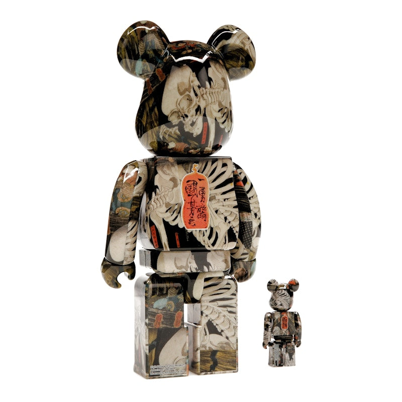 Bearbrick Utagawa Kuniyoshi (The Haunted Old Palace at Soma) 100% & 400% Set