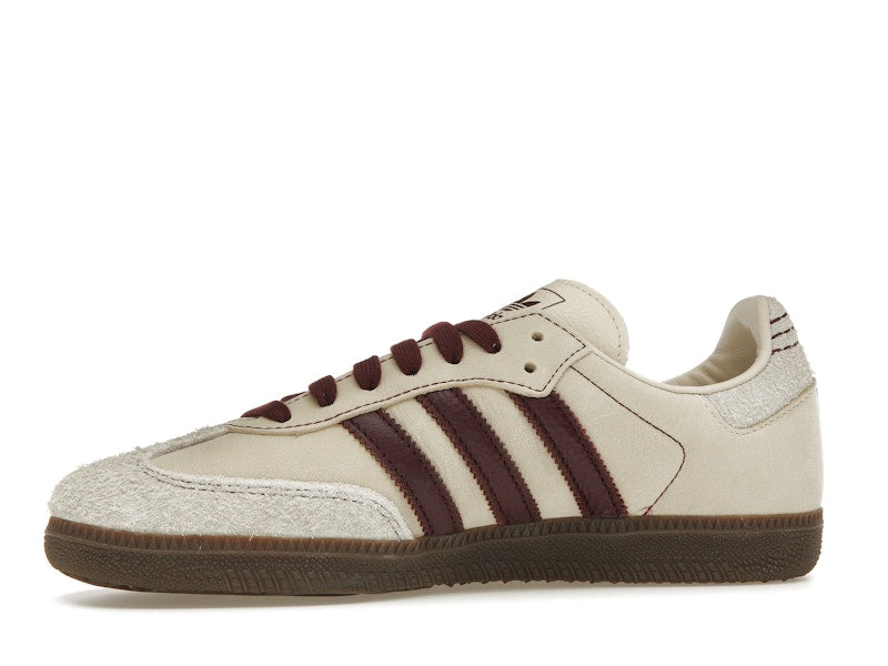 adidas Samba OG Wonder White Maroon (Women's)