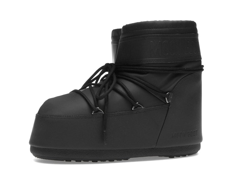 Moon Boot Icon Rubber Low Boot Black