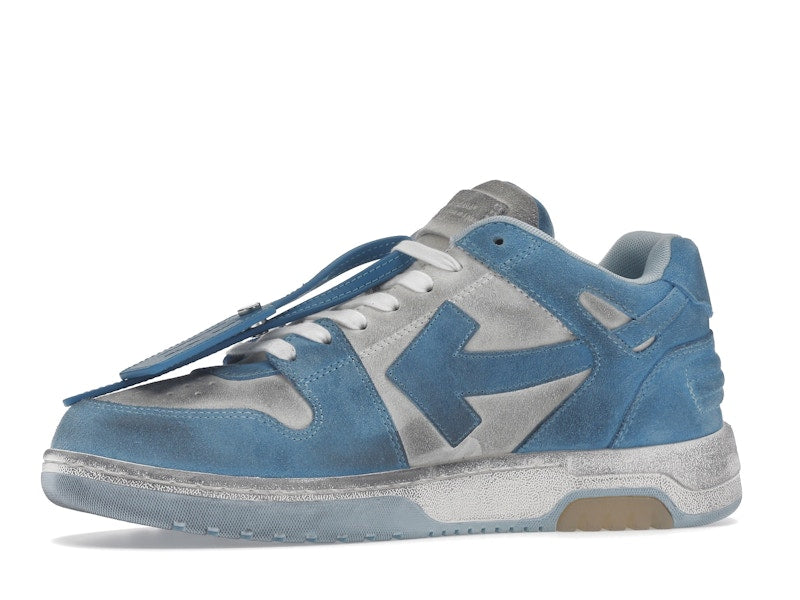 OFF-WHITE OOO Low Out Of Office Suede White Light Blue