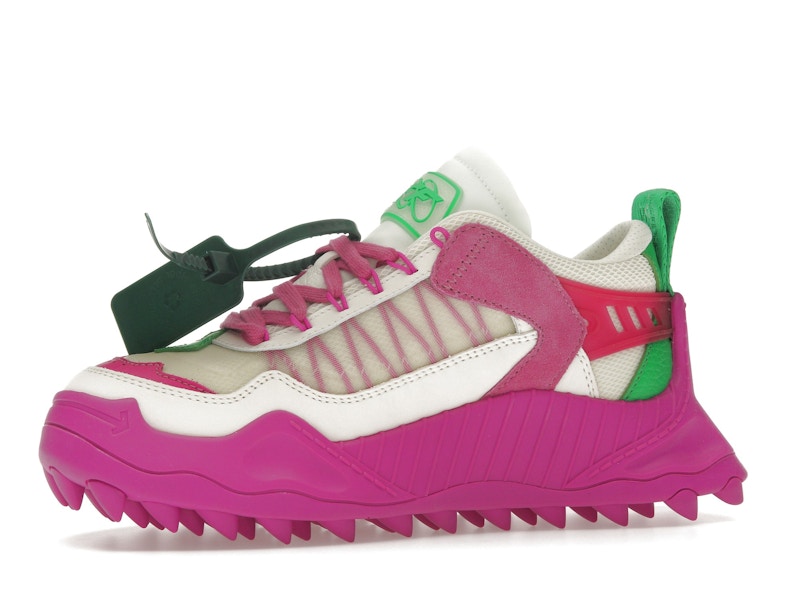OFF-WHITE Odsy-1000 White Fuchsia Green (Women's)