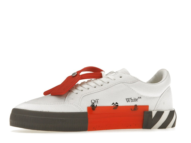 OFF-WHITE Vulcanized Low White Khaki Canvas