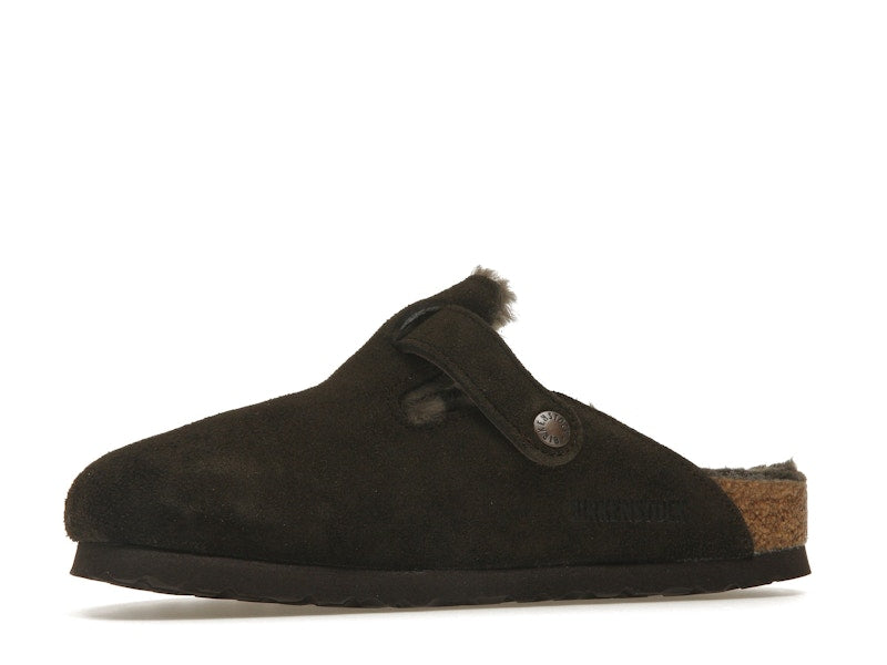 Birkenstock Boston Shearling Suede Mocha