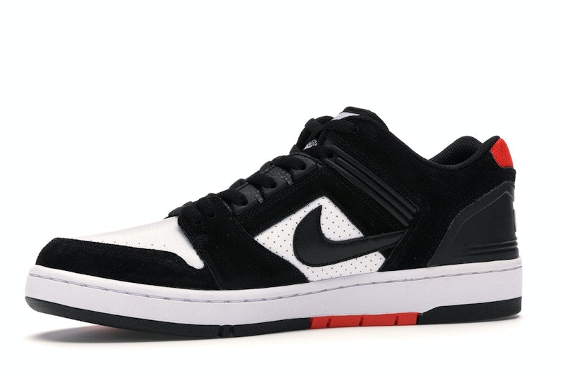 Nike SB Air Force 2 Low Black White Habanero Red