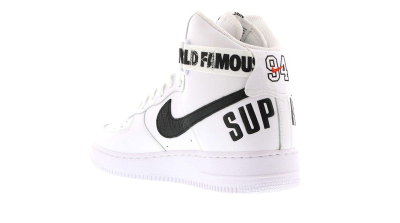 Nike Air Force 1 High Supreme World Famous White