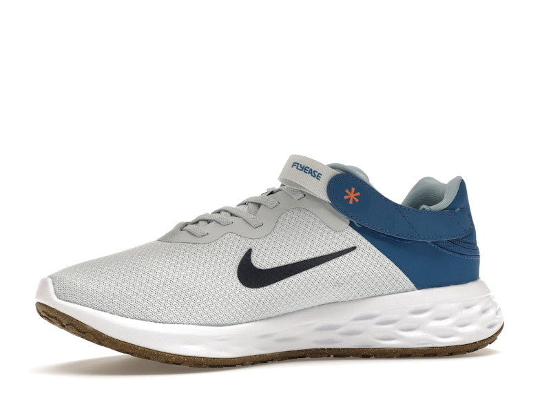Nike Revolution 6 FlyEase Next Nature Pure Platinum Dark Marina Blue