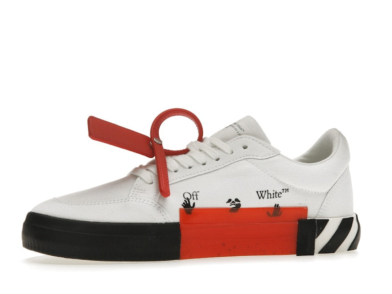 OFF-WHITE Vulcanized Low White Teal Canvas