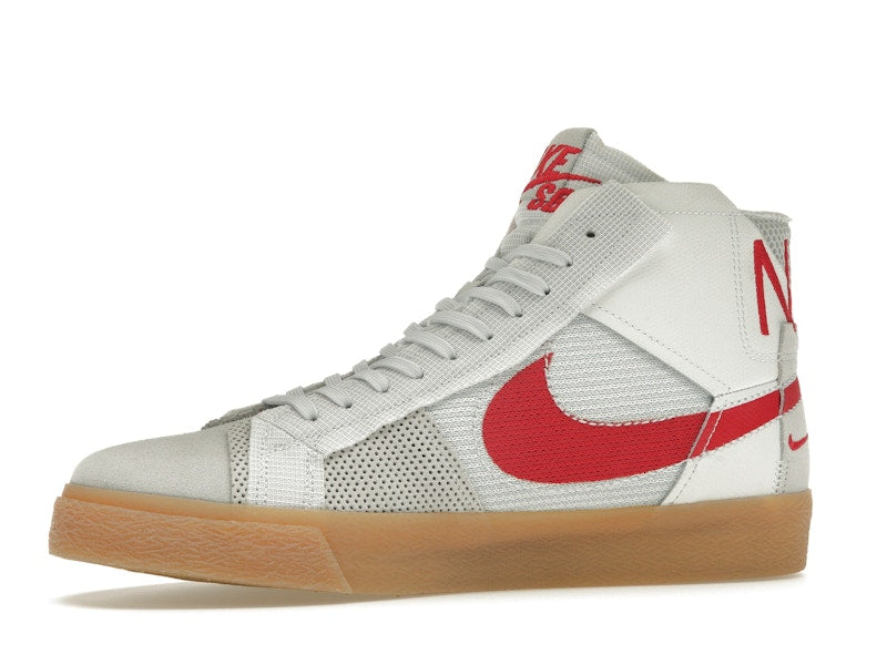 Nike SB Zoom Blazer Mid Premium Deconstructed White University Red Gum