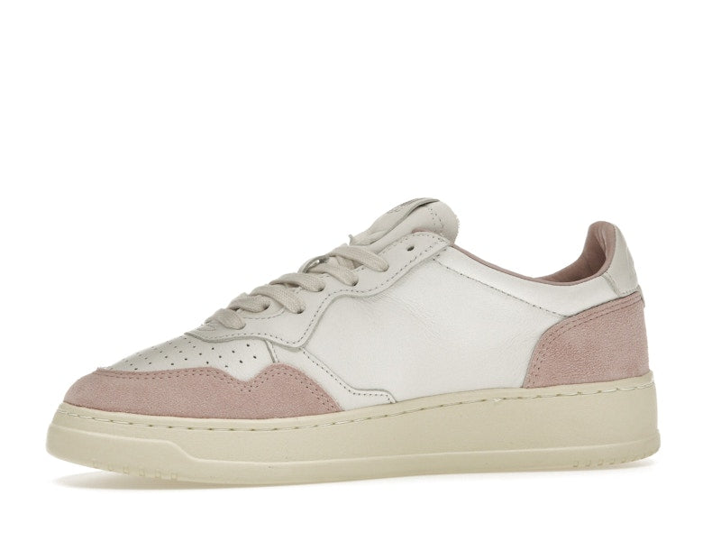 Autry Medalist Leather Low White Powder (Women's)